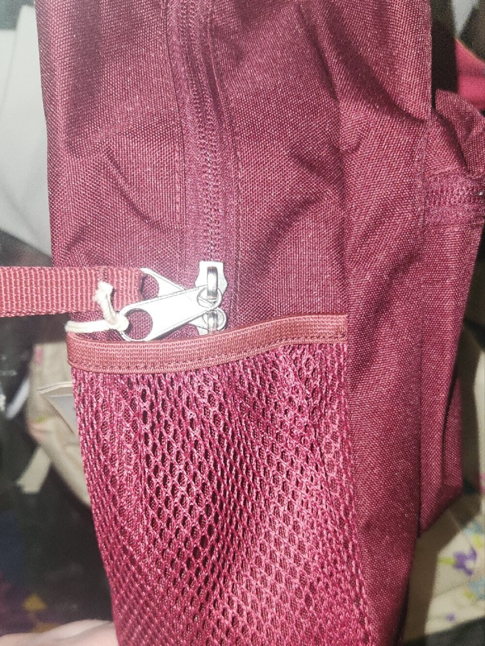 Jansport Burgundy Everyday Transport russet red Backpack with Front Pocket - Picture 7 of 13